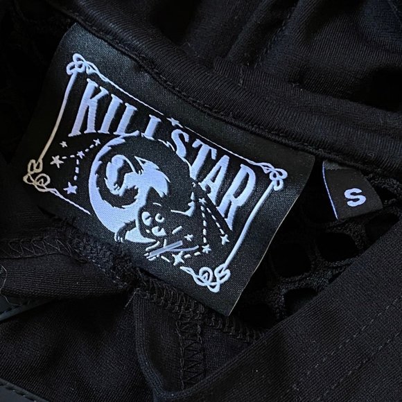 Killstar Pentagram Fishnet Top - Picture 5 of 10